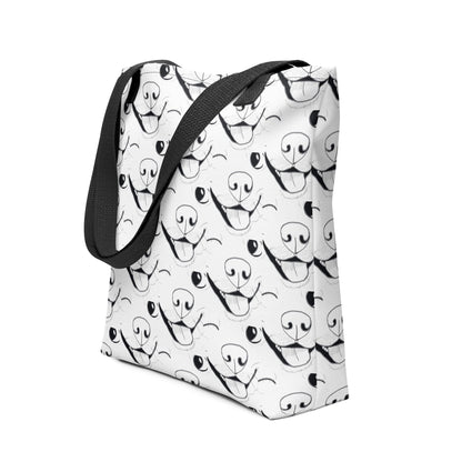 All-Over Print Tote Bag - GrungePup Logo Cute Pet Vet Gift