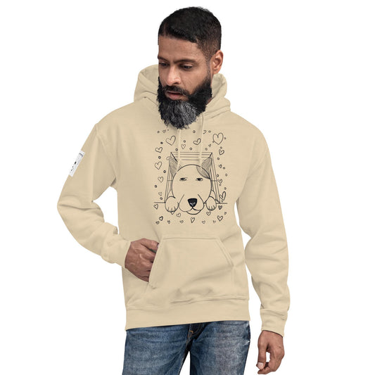 Pup Love Hoodie - GrungePup Heartfelt Pet Romance