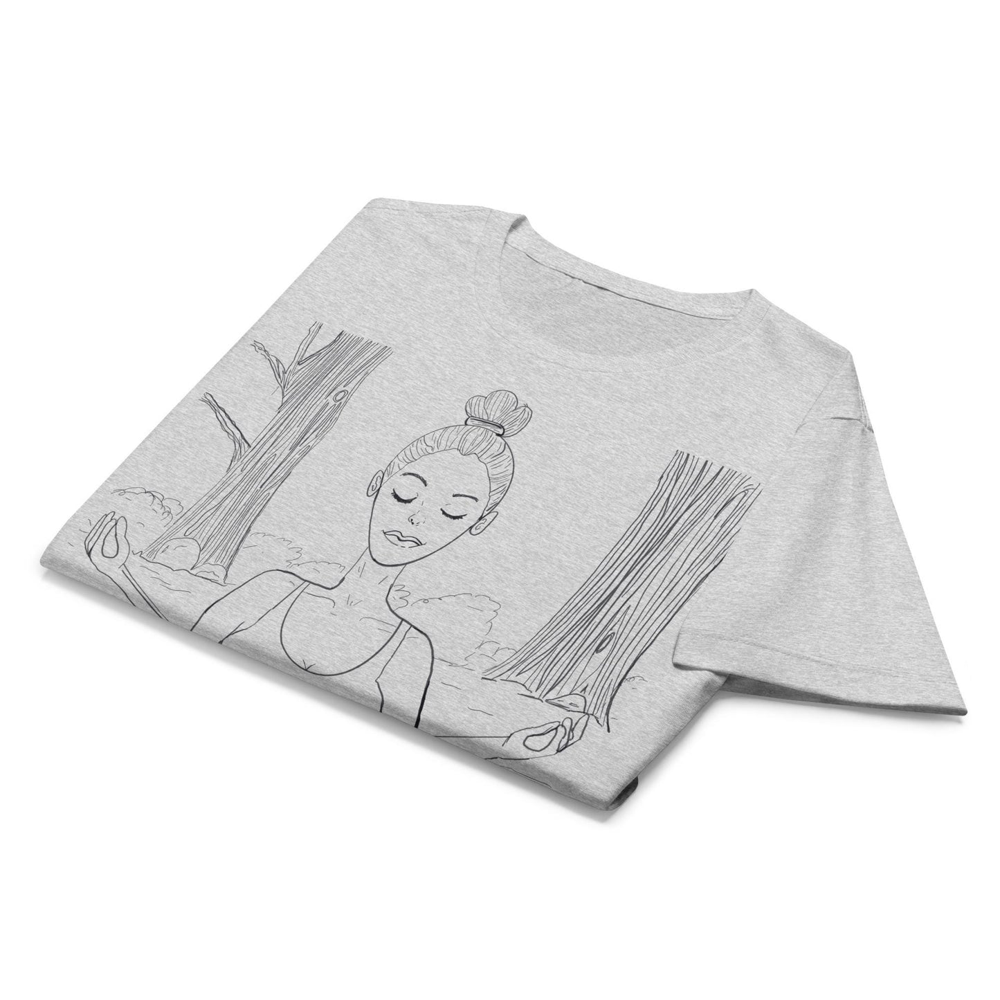 Paws and Reflect T-Shirt - GrungePup Zen Yoga Pet Pun