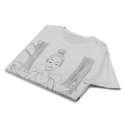 Paws and Reflect T-Shirt - GrungePup Zen Yoga Pet Pun