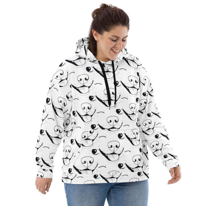 All-Over Print Hoodie - GrungePup Logo Cute Vet Gift