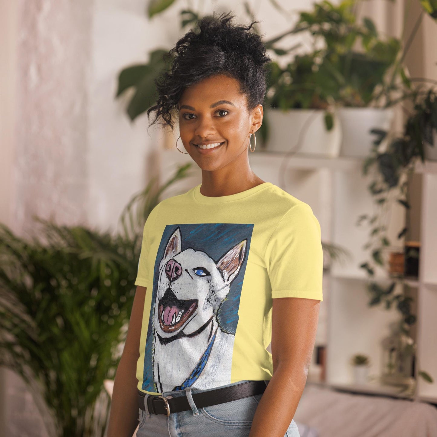 Nico Face T-Shirt - GrungePup Iconic Pet Style