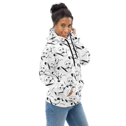 All-Over Print Hoodie - GrungePup Logo Cute Vet Gift