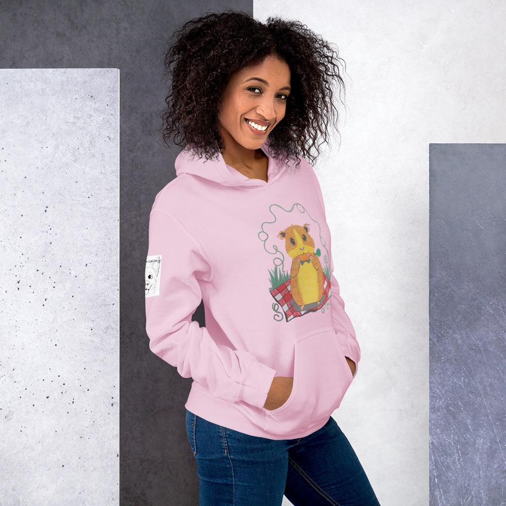 Guinea Piggie Play Hoodie - GrungePup Cute Pet Grunge Edge