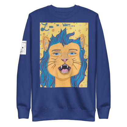 Lion In Wait Sweater - GrungePup Majestic Grunge Warmth
