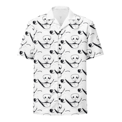 All Over Print Button-Down Shirt - GrungePup Logo Cute Vet Gift