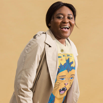 Lion In Wait Sweater - GrungePup Majestic Grunge Warmth