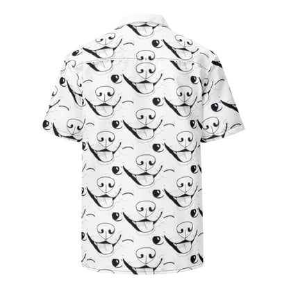All Over Print Button-Down Shirt - GrungePup Logo Cute Vet Gift