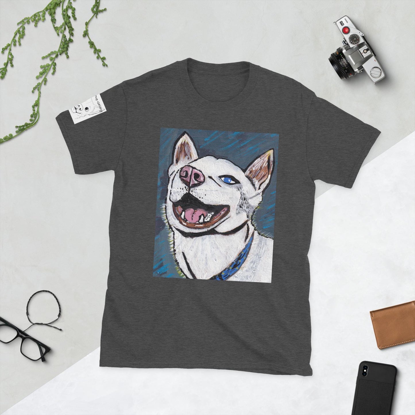Nico Face T-Shirt - GrungePup Iconic Pet Style