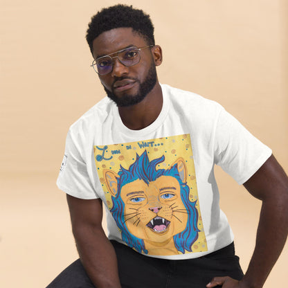 Lion In Wait Grunge T-Shirt - GrungePup Majestic Grunge Edge