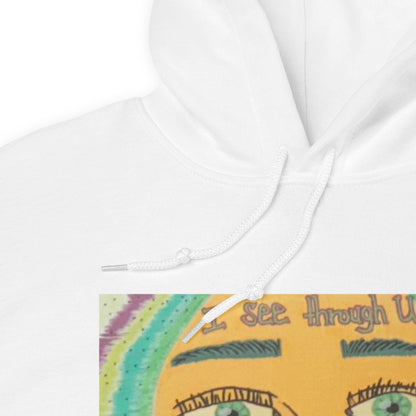 I See Through U Hoodie - GrungePup Abstract Grunge Edge