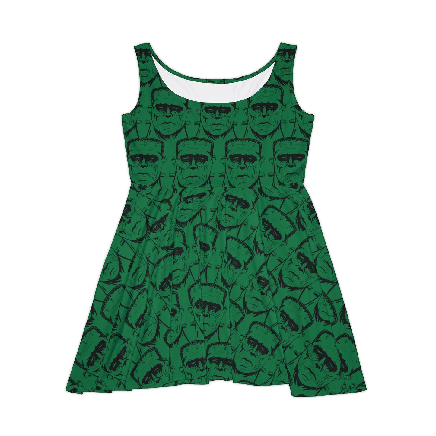 Frank's Monster Skater Dress - GrungePup Spooky Outsider Art