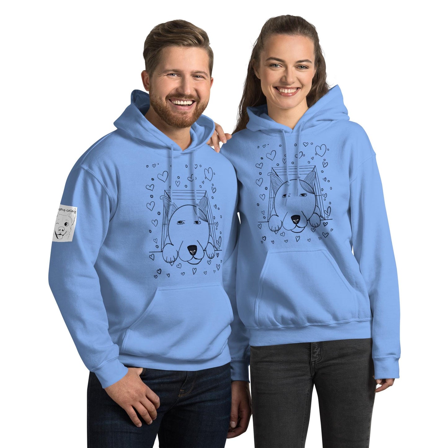 Pup Love Hoodie - GrungePup Heartfelt Pet Romance