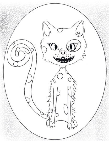 Alice in Wonderland - A Grunge-cute Coloring Journey