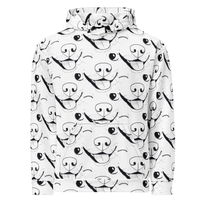 All-Over Print Hoodie - GrungePup Logo Cute Vet Gift