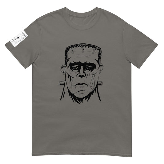 Frank's Monster T-Shirt - GrungePup Frankenstein Face Pencil Art Tee