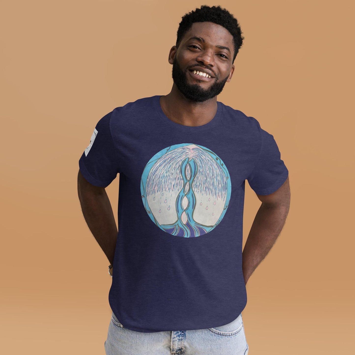 Tree Art T-Shirt - GrungePup Mystical Nature Mandala