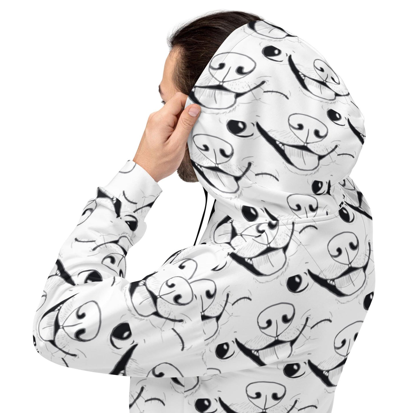 All-Over Print Hoodie - GrungePup Logo Cute Vet Gift