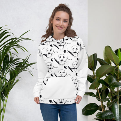 All-Over Print Kangaroo Hoodie - GrungePup Logo Cute Vet Gift