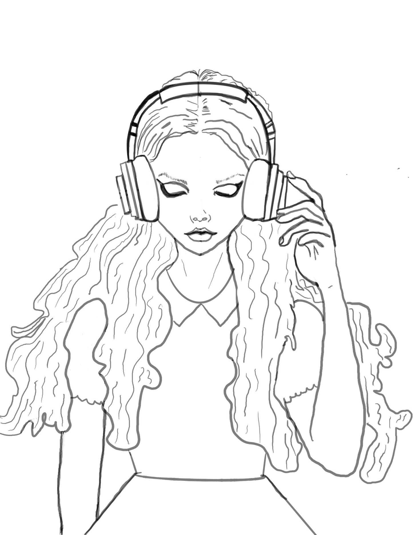 Alice in Wonderland - A Grunge-cute Coloring Journey