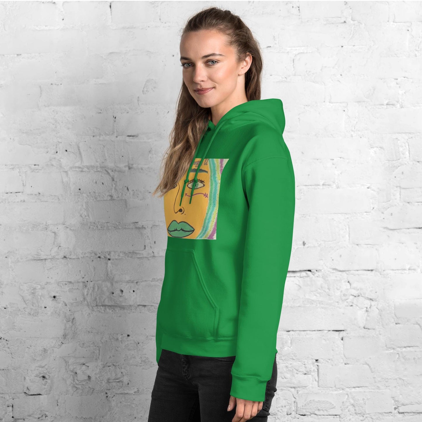 I See Through U Hoodie - GrungePup Abstract Grunge Edge