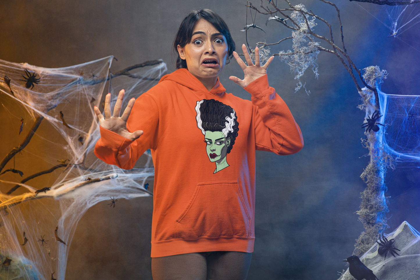 The Bride Hoodie – GrungePup Grunge Monsters & Dark Mind Art