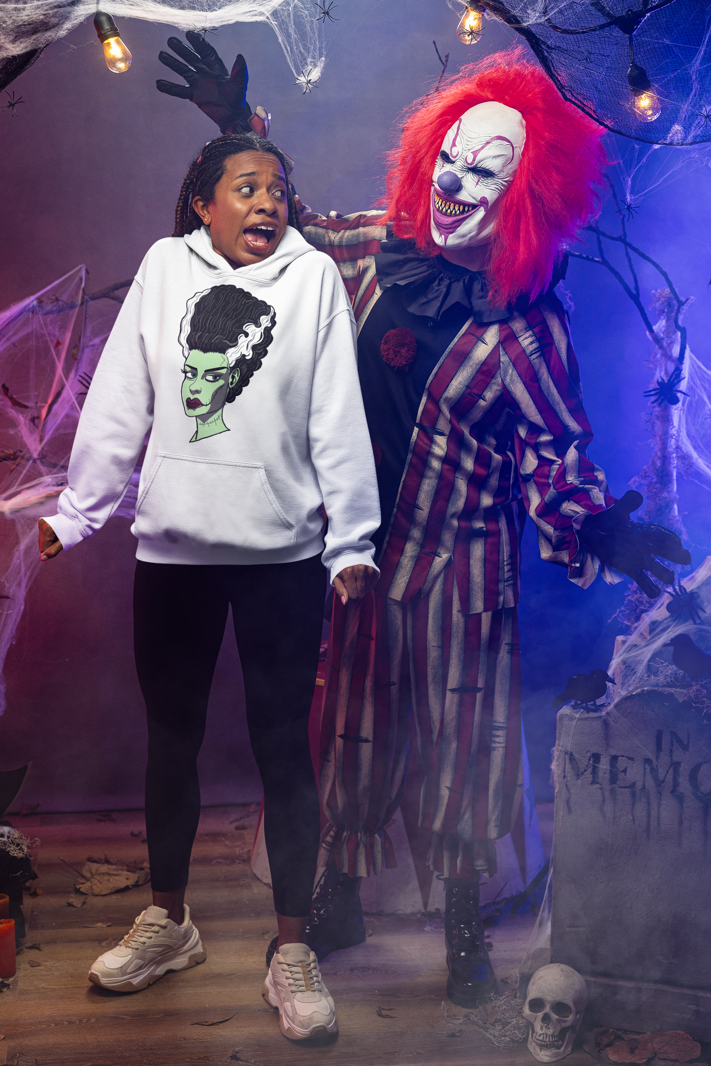 The Bride Hoodie – GrungePup Grunge Monsters & Dark Mind Art