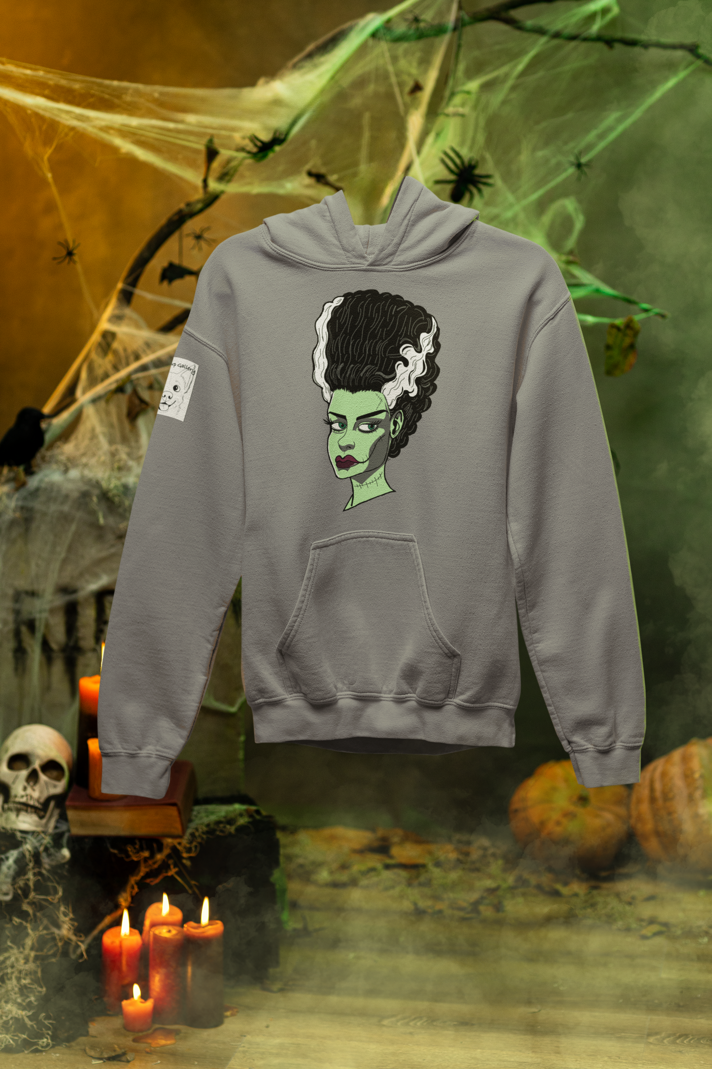 The Bride Hoodie – GrungePup Grunge Monsters & Dark Mind Art