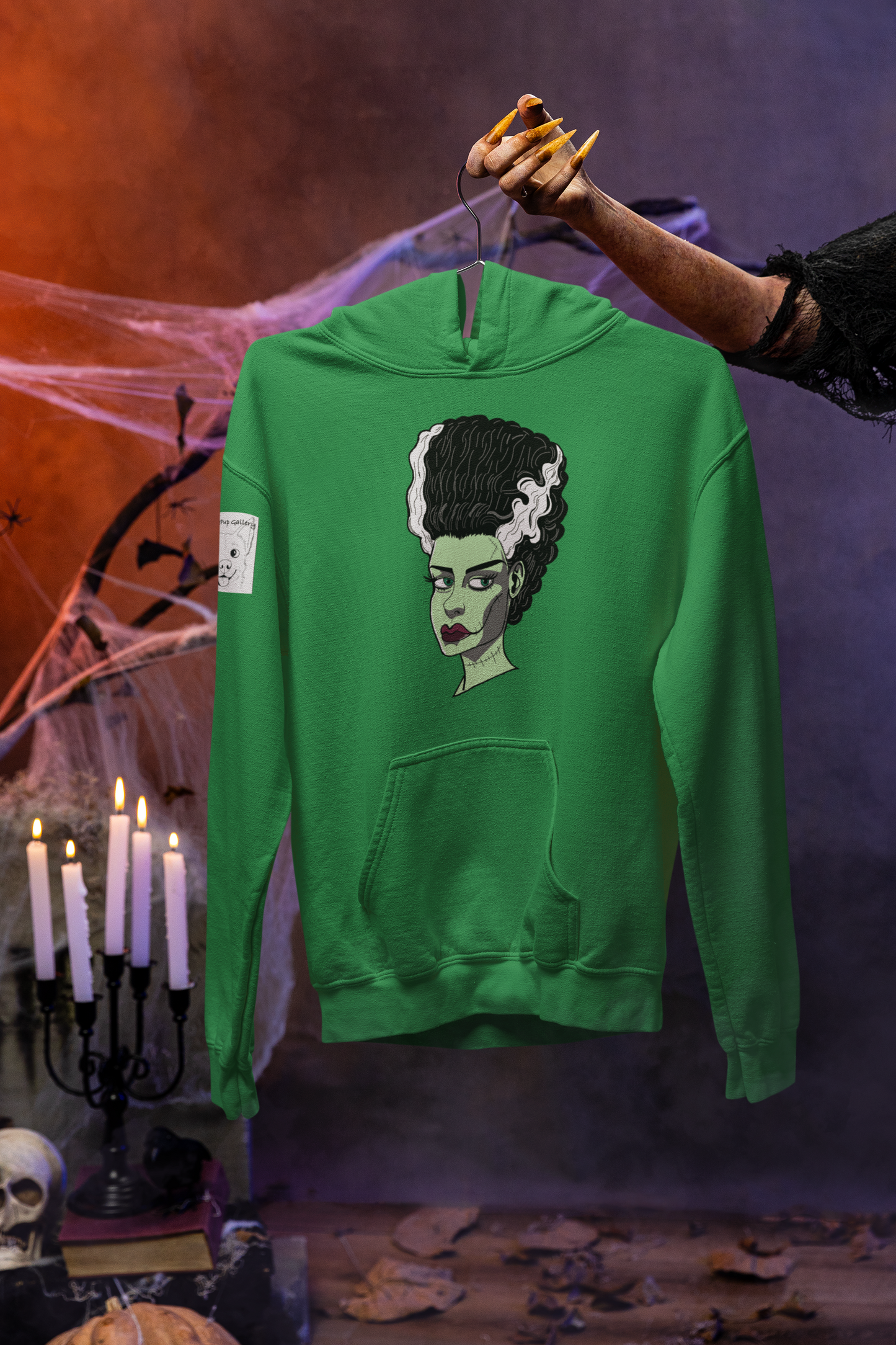 The Bride Hoodie – GrungePup Grunge Monsters & Dark Mind Art