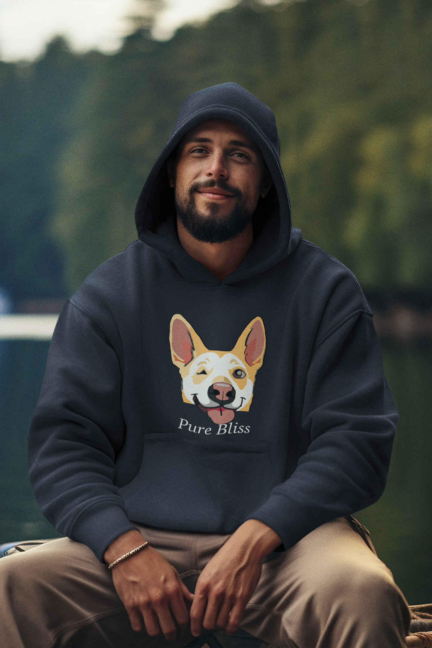 Pure Bliss Hoodie - GrungePup Blissful Nico Vibes